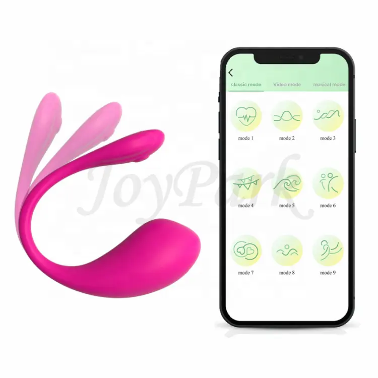 JoyPark inalámbrico inteligente aplicación de control remoto usable Rosa panty vibrador masajeador saltador huevo vibrador para mujer