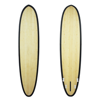 Planche de surf personnalisée en bambou époxy Funboard haute qualité 8'0 planches de surf en fibre de carbone