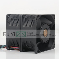 Ventilateur de refroidissement AVC 5V 24V 48V DC 12V 6.72A AC EC 8080 80X80X80MM 8CM suralimenté à double moteur à grand volume d'air DFPC0880B2U