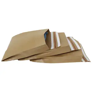 Customizable FSC biodegradable kraft paper envelope bag shopping mail express transport bag