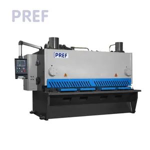 PREF pabrik Cina QC11K 10x3200mm mesin pencukur Guillotine untuk lembaran logam dengan peningkatan kontrol kualitas