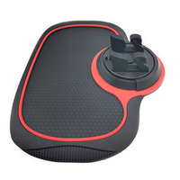 Vente chaude tapis de rangement de voiture nouveau multi-fonctionnel anti-dérapant tapis de voiture support de téléphone voiture carte de stationnement temporaire tapis anti-dérapant