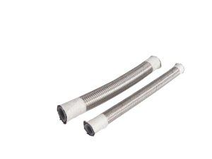 ท่อน้ำมัน PTFE แบบถักด้วย PTFE แบบเกลียวทำจากสเตนเลสสตีลทนต่อการกัดกร่อนท่อไอน้ำโลหะแรงดันสูง - Product Image 3