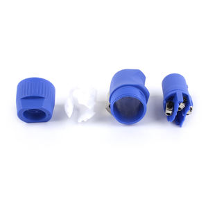 Nouveau design prises de câble d'alimentation ca 3 broches connecteurs d'écran LED prises bleues pour câble d'alimentation câble d'affichage à fibre <span class=keywords><strong>optique</strong></span> - Product Image 3