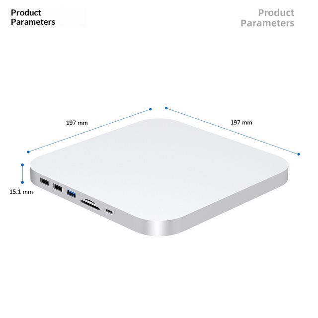 Mac Mini Hub Docking Station Hard Disk Box Mac Studio Base M1/M2 HDMI Model 25M