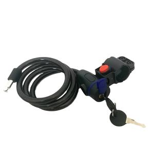 Candado de Anillo para Bicicleta Jb Standard, Candado de Alambre de Acero Portátil Antirrobo para Bicicleta de Montaña con Soporte - Product Image 2