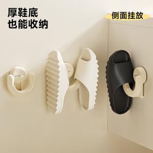An Zhenya <b>Suction</b> Cup <b>Hook</b> Wall Mounted Round PP Plastic 5kg Load Bearing For <b>Bathroom</b> Toilet Door Back - Product Image 3