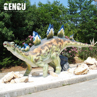 Satılık dinozor parkı 24 ay uzaktan kumandalı Robot dinozor modeli şeffaf Animatronic dinozor