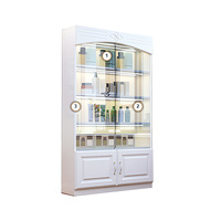 Vitrine cosmétique OEM, armoire de présentation cosmétique, vitrine en verre pour magasin de cosmétiques, fabricant sur mesure