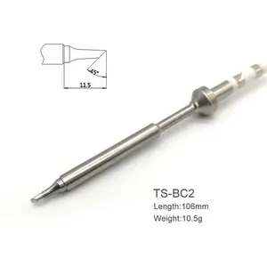 TS-BC2 iron tip Hot sales replacement stainless steel or cooper soldering iron tips for TS100/SQ001