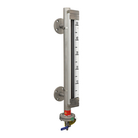 4-20ma Glass Tube Float Liquid tank Magnetic Flap Level Gauge Fuel Water Level Measuring Instrument | KETAI Brand | OEM