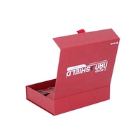 Boîte cadeau rigide de style livre pour accessoires automobiles personnalisés avec insert sur mesure, couvercle à rabat, fermeture magnétique, emballage de luxe, matériaux recyclés