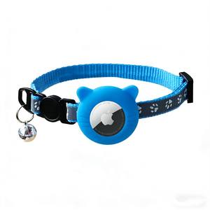 Collar de Silicona para Gatos con AirTag, Collar para Mascotas de Grado Alimenticio con Funda Protectora, Collar Antipérdida con Rastreo - Product Image 1
