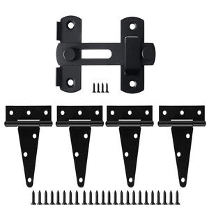 Charnières en T renforcées robustes <span class=keywords><strong>pour</strong></span> échelles en A, charnières en fer thermolaqué, robustes, pliantes, <span class=keywords><strong>pour</strong></span> portes, clôtures, portails, épaisseur 2 mm - Product Image 4