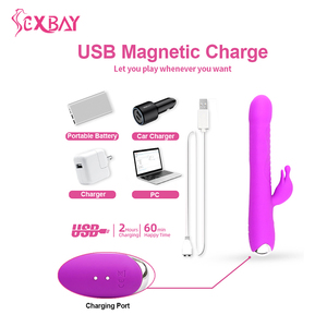 Sex sex brand custom silicone doppio G-spot coniglio vibratore femminile giocattoli del sesso ragazza coniglio vibratore per il letto - Product Image 5