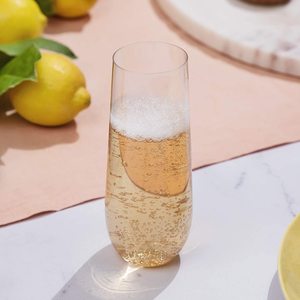 Flûtes à <span class=keywords><strong>champagne</strong></span> en plastique transparentes incassables de 9 oz, très vendues, pour mariage <span class=keywords><strong>ou</strong></span> fête - Product Image 1