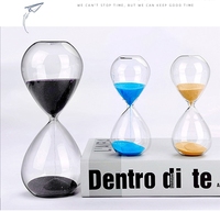 Reloj de Arena de Vidrio Art Deco con Purpurina Dorada, Hecho a Mano, Decoración para el Hogar, Adorno de Escritorio y Regalo para el Regreso a Clases