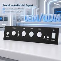 Panneaux acryliques de précision personnalisés avec des motifs décoratifs multifonctionnels et multiformes, utilisés comme panneaux avant pour les fours à micro-ondes
