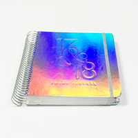 Logotipo personalizado impreso A4 A5 cuaderno de tapa dura espiral semanal mensual lácteos planificador diario
