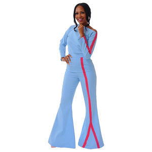 RUIQUWIN abito donna Casual Comfort Sexy pantaloni svasati diagonali eleganti <span class=keywords><strong>abbigliamento</strong></span> <span class=keywords><strong>sportivo</strong></span> - Product Image 3