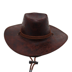 Chapeau de cowboy western style californien, doux, cool, Spice Girls, pour hommes et femmes, pour les sorties en plein air, protection solaire, cordon de serrage, chapeau <span class=keywords><strong>jazz</strong></span> - Product Image 2