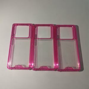 GSCASE Clear Transparent Heavy Duty Phone Case Combo colorido a prueba de golpes 360 Triple Cover para INFINIX <span class=keywords><strong>NOTE</strong></span> 40 PRO - Product Image 1