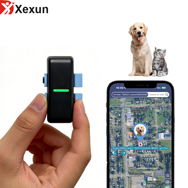 GPS Pet Tracker GPRS AGPS LBS GLONASS Wifi Bluetooth Real-time Positioning Waterproof Mini Tracker for Dogs Cats Cattle Cow