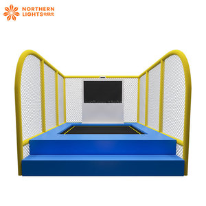 Venta caliente pantalla LED interactiva AR trampolín <span class=keywords><strong>Kinect</strong></span> 2,0 Sensor juegos para patio interior de los niños - Product Image 5