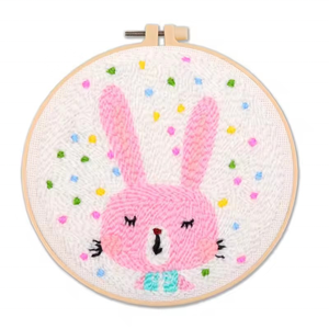 ชุดเริ่มต้นงานปัก Punch Embroidery สำหรับผู้เริ่มต้น งานฝีมือปักครอสติชด้วยผ้าขนสัตว์ พร้อมอุปกรณ์ตกแต่งสำหรับงาน DIY สร้างสรรค์ - Product Image 3