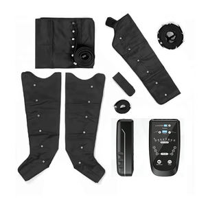 Dispositivo de Terapia de Presión de Piernas por Compresión de Aire de 6 Cámaras, Fisioterapia con Calor, Control de Tiempo, Compresión Eléctrica Portátil para Piernas - Product Image 3