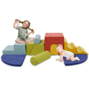 Ensemble de jeu souple et combiné pour enfants Ensemble de jeu souple en <span class=keywords><strong>mousse</strong></span> écologique pour tout-petits et escalade en intérieur - Product Image 1