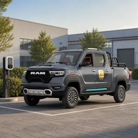 Camionnette électrique 4x4, moteur AC 4000W, 60V 72V, 4 portes, 4 places, freins à disque sur les 4 roues, vente en gros, directement de l'usine, OEM