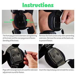 Menisco Ligamento Hiperextensión Rodilla Fractura Rehabilitación Brace Codo Uso Protección del pie <span class=keywords><strong>para</strong></span> hombres - Product Image 4