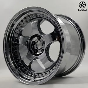 Rueda de Aleación de Aluminio Forjado de 3 Piezas <span class=keywords><strong>DW</strong></span> Custom Chrome 2, 17 18 19 20 Pulgadas, 5x112 5x120 5x114.3 para Meister S1 3P, Llanta Cóncava - Product Image 1
