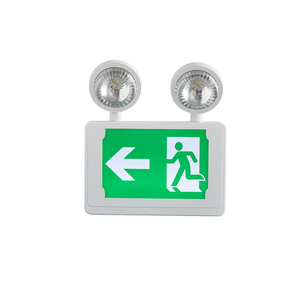 Foco LED doble recargable Señal de salida de emergencia Tipo de bombilla LED - Product Image 2