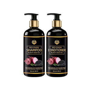 Shampoo Herbal à l'Oignon Rouge Naturel et à l'Huile de Nigelle Favorisant la Croissance et la Force des Cheveux, <span class=keywords><strong>Anti</strong></span>-Pelliculaire - Product Image 1