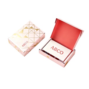 Boîtes d'expédition pour vêtements en carton ondulé rose personnalisées avec impression de logo, emballage de colis en matériau recyclé pour les <span class=keywords><strong>chaussettes</strong></span> - Product Image 5