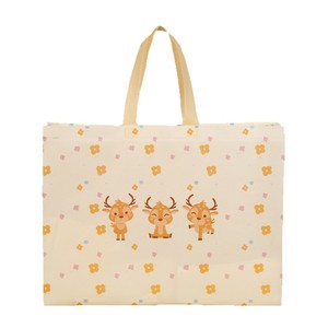 Sac fourre-tout Xinsen Three Deer, sac cadeau non tissé, sac d'emballage cerf de dessin animé, sac de rangement pour cadeau d'anniversaire - Product Image 5