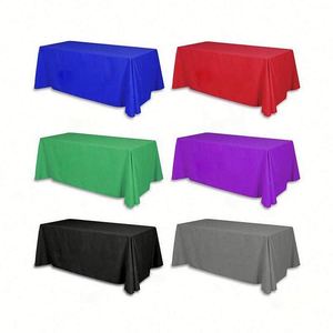 Funda de Mesa Rectangular Ajustable de Spandex de 6 pies, Antiarrugas, Portátil, de Poliéster Elástico para Eventos, Bodas y Fiestas, con Impresión Personalizada - Product Image 2
