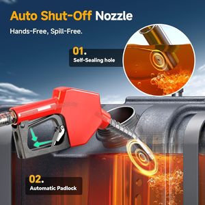 <span class=keywords><strong>Pompe</strong></span> de transfert de carburant <span class=keywords><strong>électrique</strong></span> sans fil portable 24V auto-amorçante pour diesel, kérosène, essence et huile avec batterie - Product Image 5