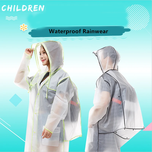 Imperméables en plastique transparents pour femmes <span class=keywords><strong>à</strong></span> la mode Imperméables de voyage Imperméables Vestes de pluie pour hommes Imperméables d'extérieur Sacs <span class=keywords><strong>à</strong></span> <span class=keywords><strong>dos</strong></span> - Product Image 2