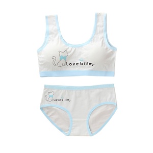 Set Reggiseno e Mutandine Estivi Traspiranti in Cotone per Ragazze - Biancheria Intima Comoda per Bambini all'Ingrosso - Product Image 5