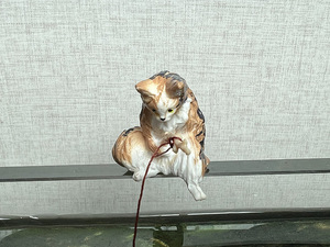 Acquario decorazione paesaggistica acquario acquario decorazione personalità gattino pesca - Product Image 5