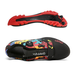 Chaussures de vélo sans lacets de style nouveau, plates, printemps-été, pour hommes et femmes, vélo de route, VTT, semelle rigide - Product Image 4