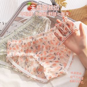 <span class=keywords><strong>Ropa</strong></span> <span class=keywords><strong>Interior</strong></span> Femenina de Encaje Sexy, Antibacteriana, con Malla Ligera y Transpirable, Estilo Fresco para Chicas - Product Image 3