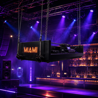 Console de DJ DMX Winch Air pour bar et discothèque, avec stockage et rappel des paramètres de contrôle de l'éclairage et de mixage audio.