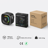 Boîte de navigation GPS CarPlay, commutation rapide entre deux téléphones, adaptateur CarPlay