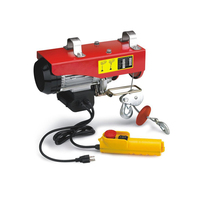 Palans électriques à câble métallique de type PA Baot Mini 500 kg 220 V monophasé certifié CE avec télécommande 12 m en acier, nouveau palan de construction