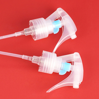 Flacon pulvérisateur en plastique de 200 ml, fabricant chinois, désinfectant pour les mains, brume fine, pompe à gâchette en plastique, emballage cosmétique en plastique