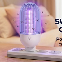 Bug Zapper Indoor Plug-in 2200V Hoge spanning elektrische schok muggendodende lamp